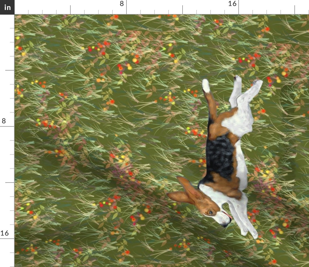 Fly like a Beagle for Tea Towel