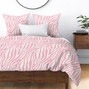 1411 jumbo - Zebra Stripes - Pink and Cream