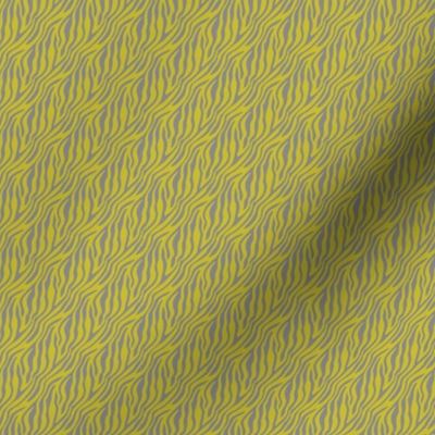 1405 small - Zebra Stripes - Chartreuse and Gray