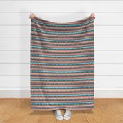 aztec tribal stripes small scale