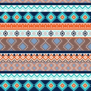 aztec tribal stripes small scale