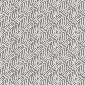 1391 small - Zebra Stripes - Light Gray and Cool Gray