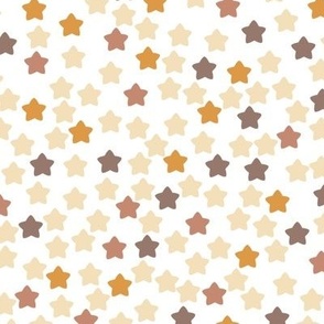 Marigold and buff retro stars