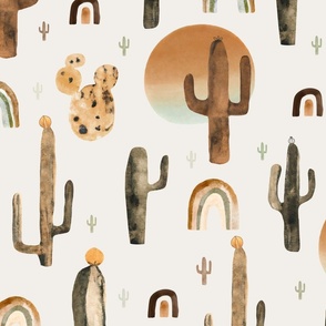 Boho desert - Cacti L