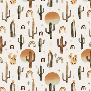 Boho desert - Cacti M