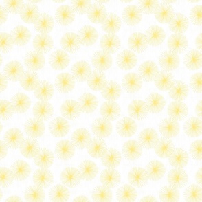 Dandelions M+M White Sunshine Small by Friztin