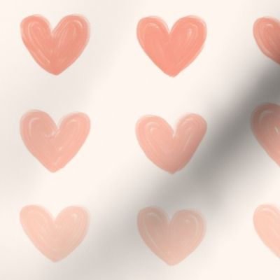 Hearts In Marshmallow 16x16