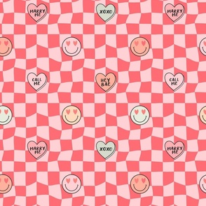 Checkered Groovy Valentine