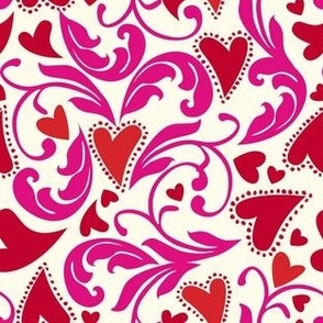 decorative-hearts-red-pink