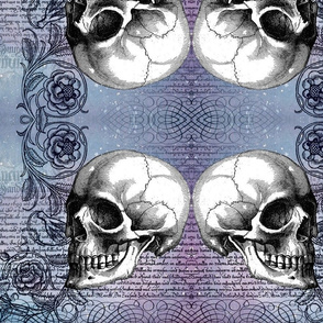 Skull Rose in Lavender (TIF)