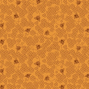 Honey bees golden medium scale 