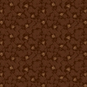 Honey bees brown small scale 
