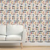 midcentury Navy / sixties military  ships  wallpaper