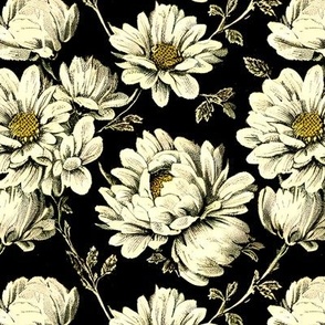 favorite floral in black and yellow