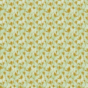 Magnolia - Olive on Green (Tiny Scale)
