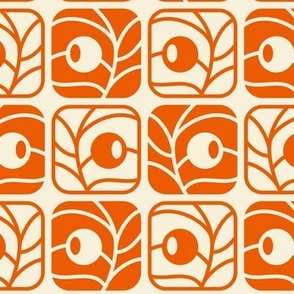 2561 Medium - orange berries tiles