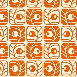 2561 Small - orange berries tiles