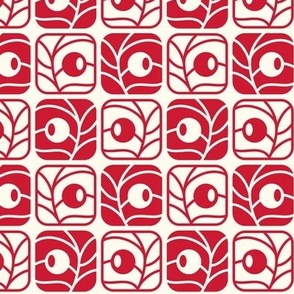 2565 Small - red berries tiles