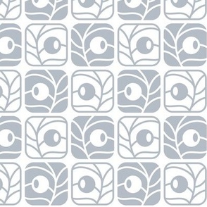2566 Small - silver berries tiles