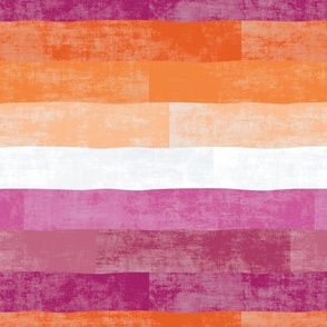 Faux Linen lesbian flag