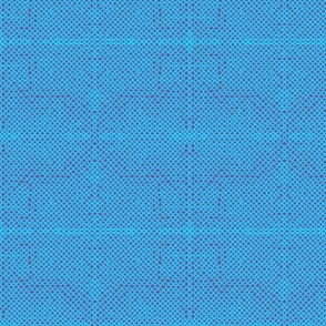blue broken cross stitch netting by rysunki_malunki