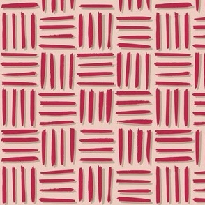 Viva Magenta Basket Weave, including Pale Dogwood and Fields of Rye. 