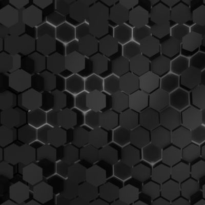 Grey Hexagons - Man Collection