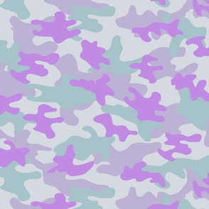 Purple Pink Lavender Camo Camouflage