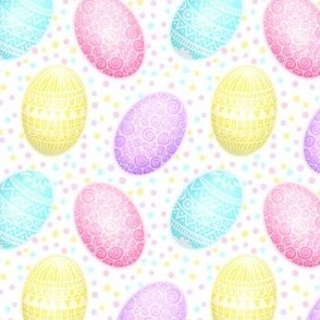 Pastel Easter Egg Pattern