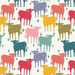 Free Range Rainbow Cows With Spots - Medium