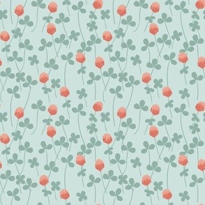 Clover Field, Coral and Seaglass