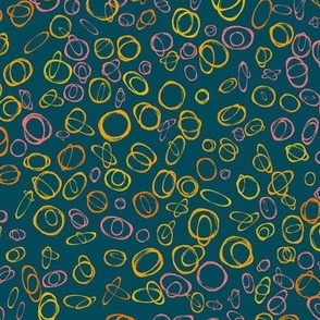 Midnight double ring circles