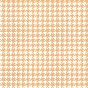 Houndstooth Apricot Rose