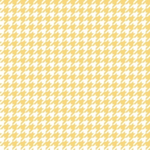 Houndstooth Firelight Yellow Pastel