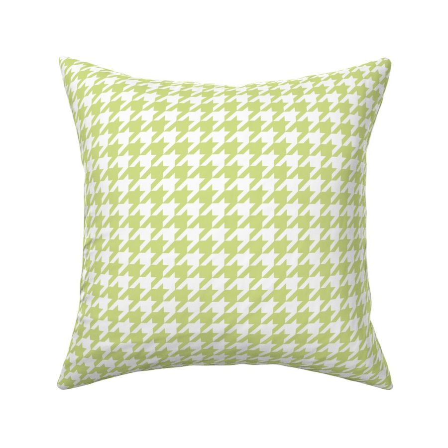 Houndstooth Light Citrus Green