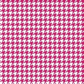 Houndstooth Pink Peacock