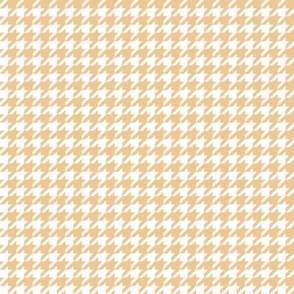 Houndstooth Warm Amber Yellow