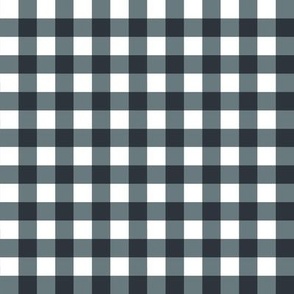 Midnight Gingham 1/2” Squares