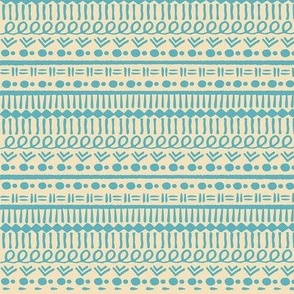 Various Lines on Light Blue / Small Scale