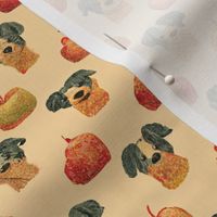 A apple dog a day - pet food cute