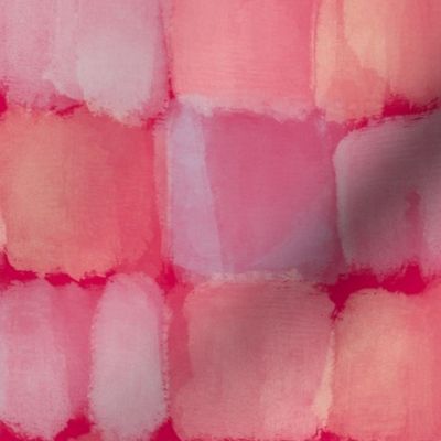 Glass Palace (paintbrush tiles on hot pink magenta)