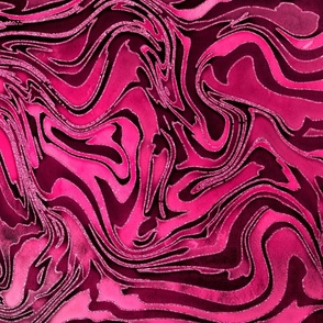 Pink Velvet Silk Watercolor Pattern
