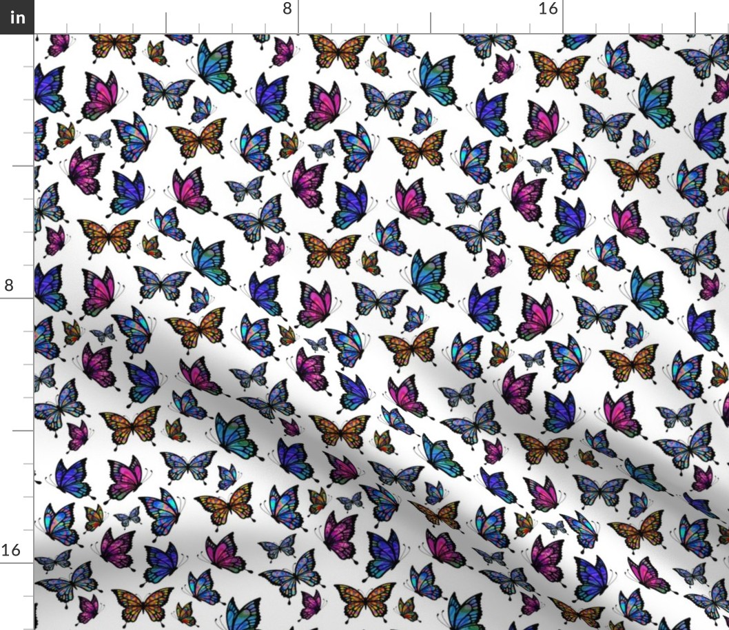 Butterflies Butterfly Pattern Large