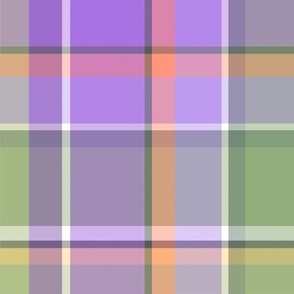 Purple Delight Pastel Big Plaid