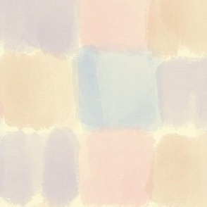 Sunny Glass Palace - colorful pastel tiles on creamy beige