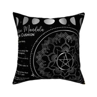 Decorative Mandala cut and sew cushion 21 x 18