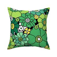 Saint Patrick's Day Floral Bright Groovy - XL Scale 
