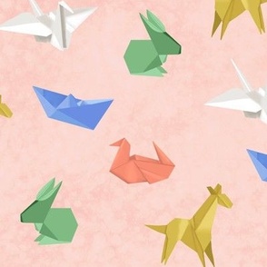 Origami Animals on Peachy