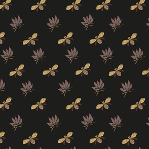 bee.flower.black