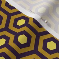 Geometric Pattern: Looped Hexagons: Liz Siegel (small version)